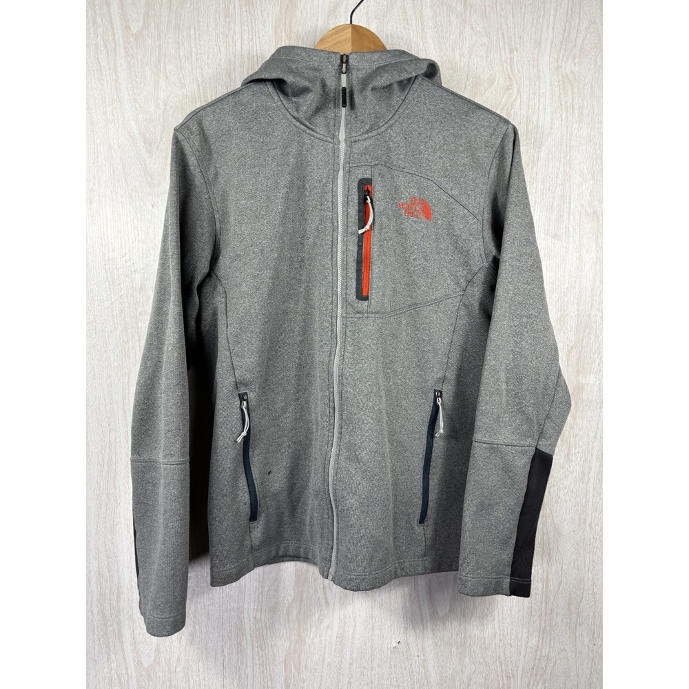 The North Face Canyonlands Hoodie Mens M Gray Full Zip Fleece Outdoor‎ Hiking